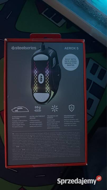 Mysza SteelSeries aerox 5 Potok Wielki