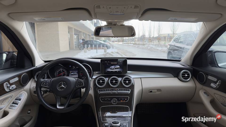 Mercedes Klasa C czarny Warszawa