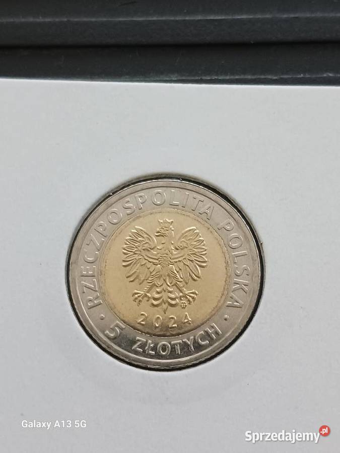 5 złotych 2024 r Opactwo Benedyktynów w wielkopolskie sprzedam