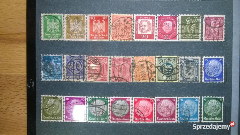 znaczki NIEMCY 110 zestaw 61 mazowieckie Warszawa sprzedam