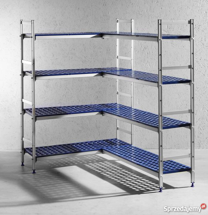 Regał magazynowy aluminiowy polipropylenowe Poczesna