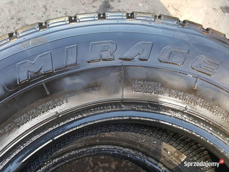 Opony 195 R 14 C MIRAGE Para Lato regał 10