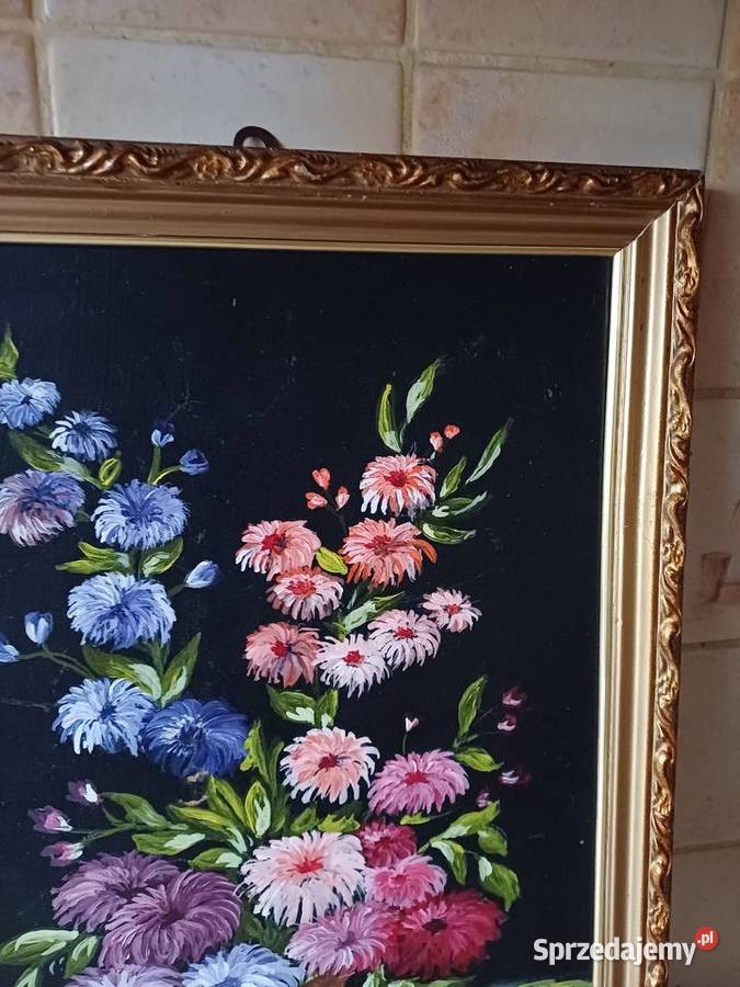 vintage obraz malowany Nowy Targ