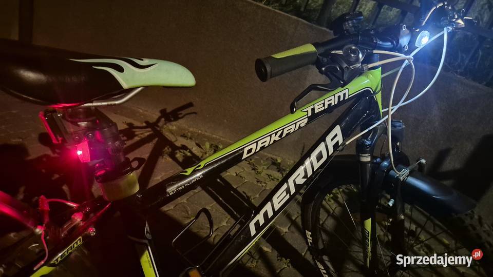 Dobrze wyposażony rower Merida Dakar Team koła Warszawa