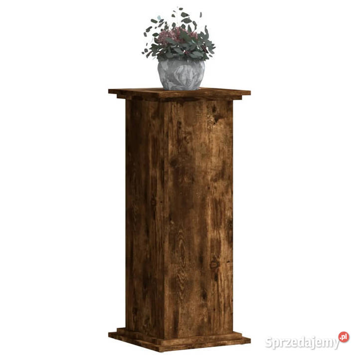 Stojak na rośliny przydymiony dąb 33x33x80 Warszawa sprzedam
