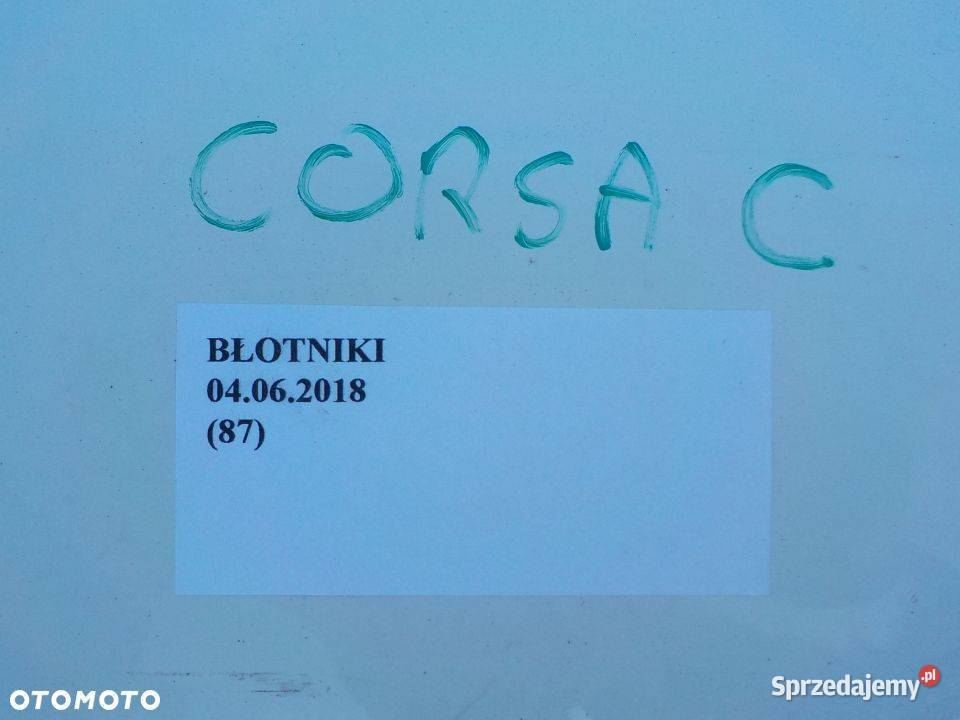 BŁOTNIK PRZEDNI PRAWY OPEL CORSA C Nowy Tomyśl