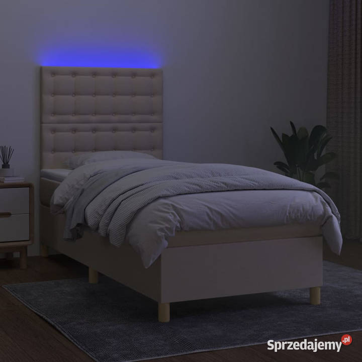 Łózko Kontynentalne z Materacem Do Sypialni Warszawa sprzedam