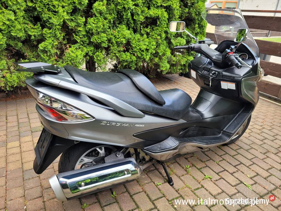 SUZUKI BURGMAN 400i K6 italmotopila bagażnik Piła