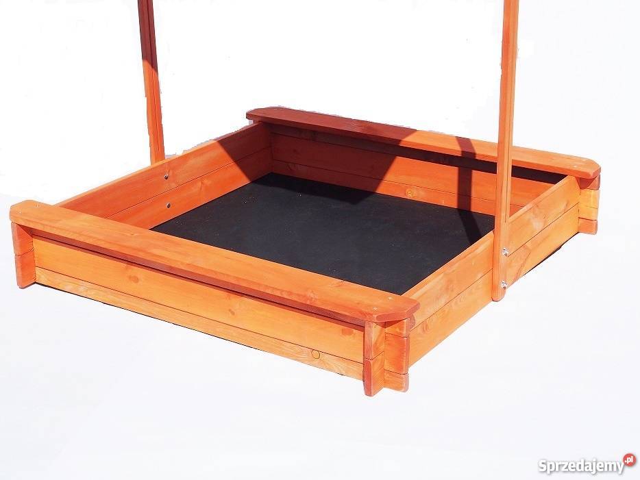 PIASKOWNICA drewniana daszek ławki 120 Śleszowice