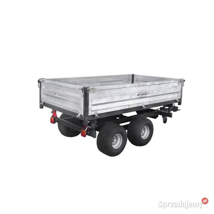 Przyczepa rolnicza dwuosiowa 25T z kiprem Tajęcina