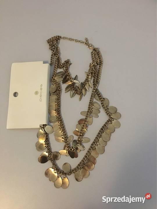 3rzędowy naszyjnik z blaszkami Pieces Skawina