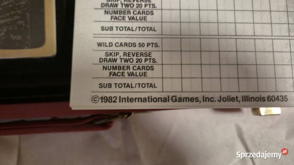 Mattel UNO 10th Anniversary Collectors Edition Rabka-Zdrój