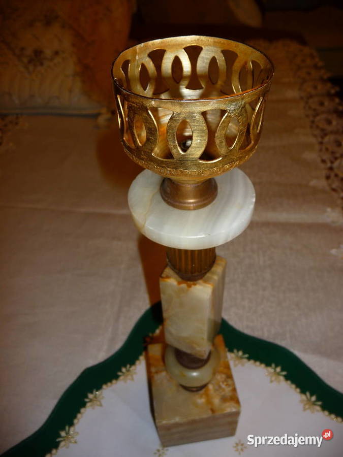 Świecznik z onyksu Bukowno