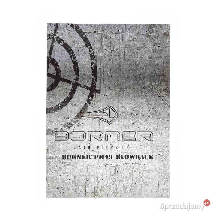 Pistolet wiatrówka Borner PM49 Blowback 45