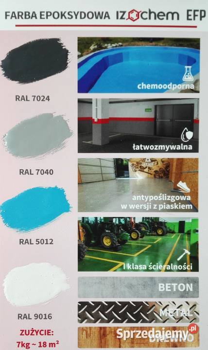 Farba epoksydowa EFP Izochem Lublin ATUTBIS