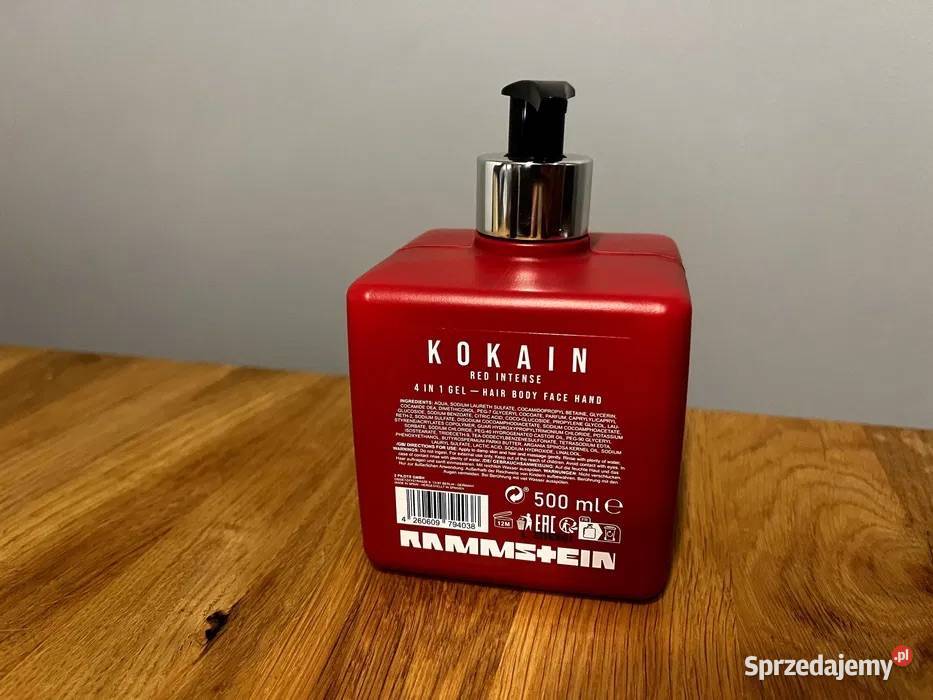 Rammstein żel 4 w 1 Kokain Red Intense Wrocław