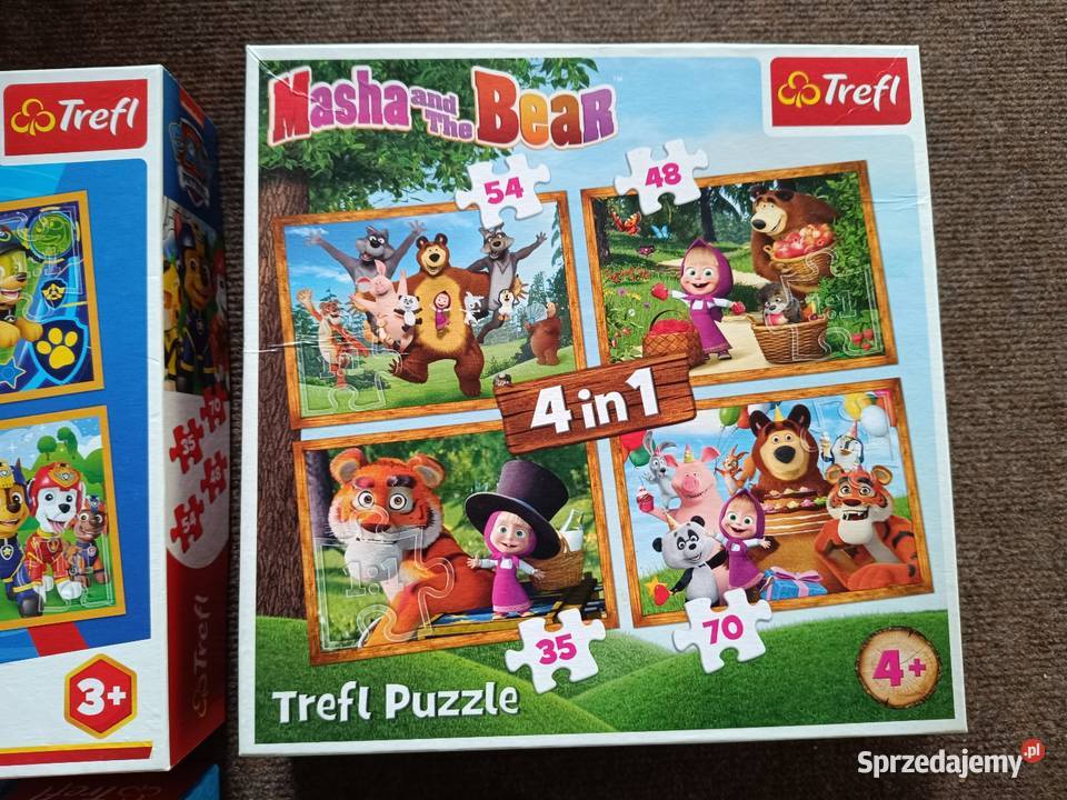 Zestaw puzzli dzieci 34 lat stan idealny Częstochowa sprzedam