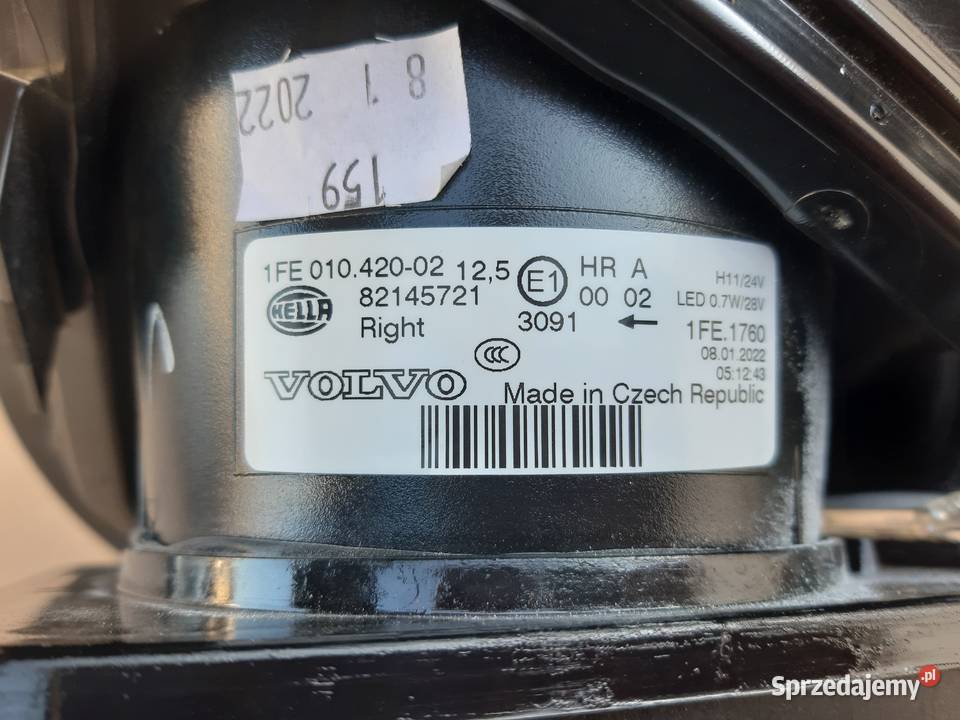 VOLVO FH4 HALOGEN DACHOWY LED GÓRNY LEWY lubuskie