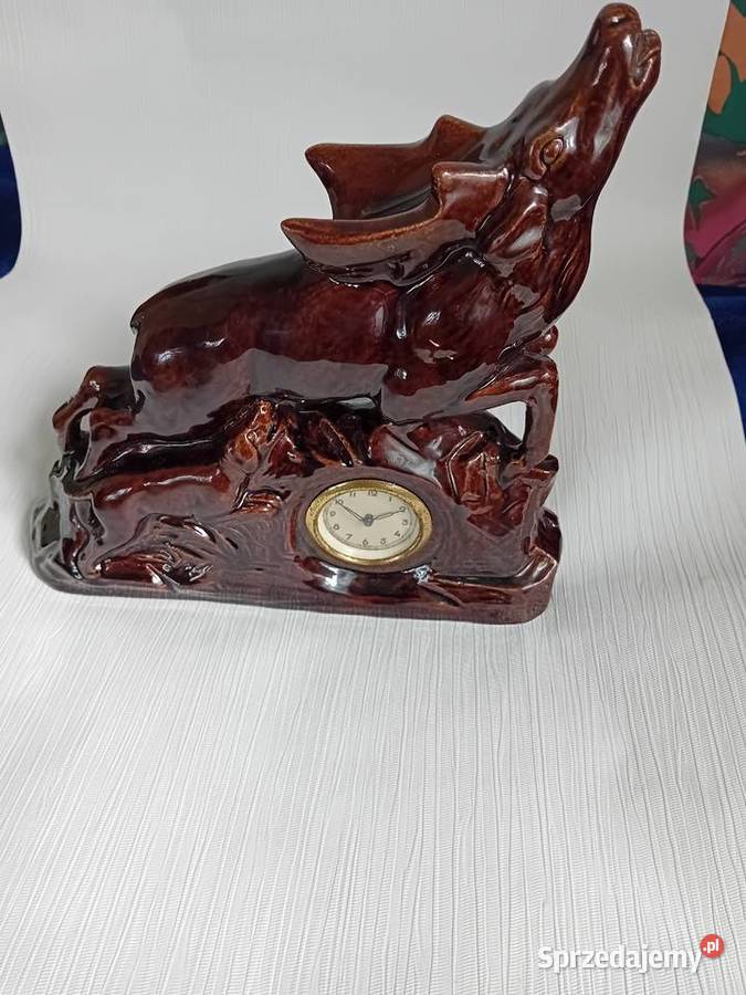 Zegar Kominkowy Porcelanowy