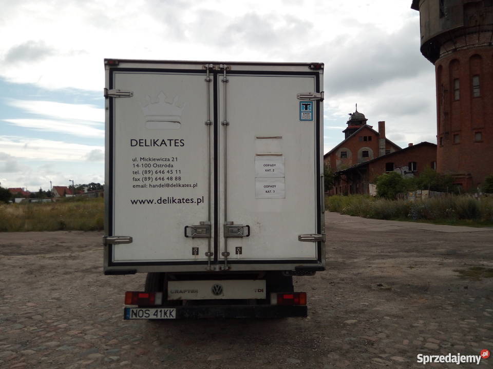 Volkswagen Crafter Chłodnia 25TDI 136 2008r 2050kg Lidzbark Warmiński