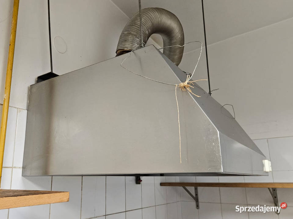 Okap nierdzewny przyścienny 100x80x40 Dora Metal Pszczyna