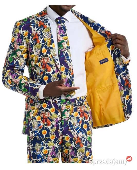 OPPOSUITS Garnitur męski z krawatem kolorowy wielkopolskie Ostrów Wielkopolski