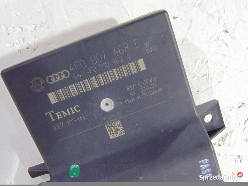 MODUŁ STEROWNIK GATEWAY AUDI A6 C6 4F0907468E