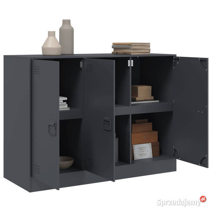 Szafka antracytowa 99x39x73 stal WM841723 Warszawa sprzedam