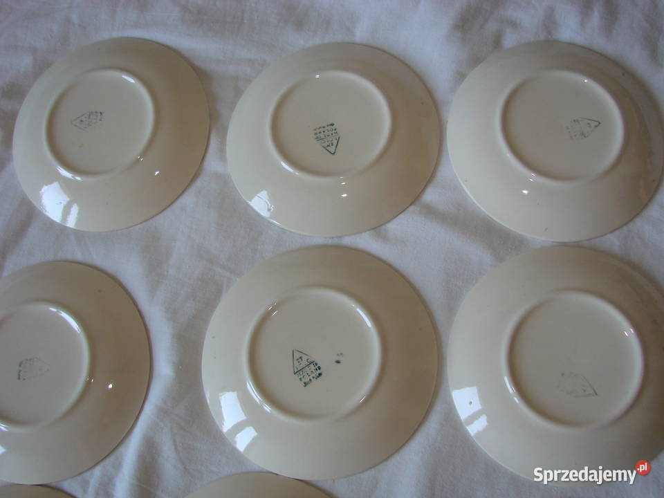 Koło fajansowy talerz deserowy 17 Pozostałe Pruszcz Gdański