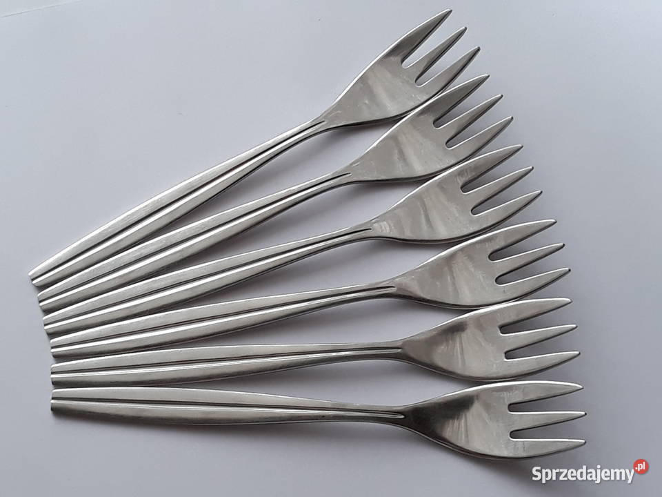 Widelczyki MARS Hefra Hefrasil sztućce PRL Dąbrowa Górnicza