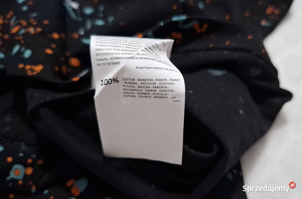 Koszulka krótki rękaw Tshirt Reserved XL czarna Odzież codzienna śląskie Czeladź