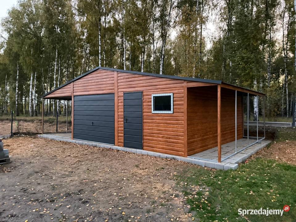 Garaż Blaszany Blaszak 10x6 dwuspadowy Ryki