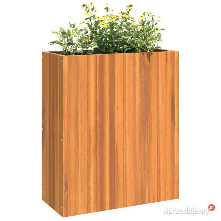 Donica ogrodowa 59x275x70 lite drewno akacjowe Warszawa