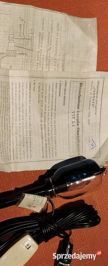 Pamiątki z PRL lampka samochodowa 1988 Pozostałe