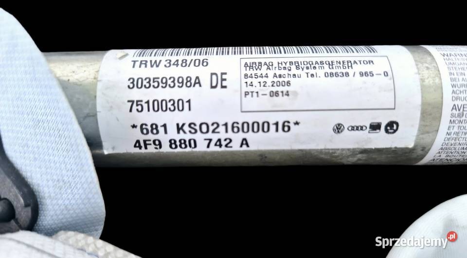 KURTYNA LEWA PRAWA AUDI A6 C6 4F9880741A Działoszyce