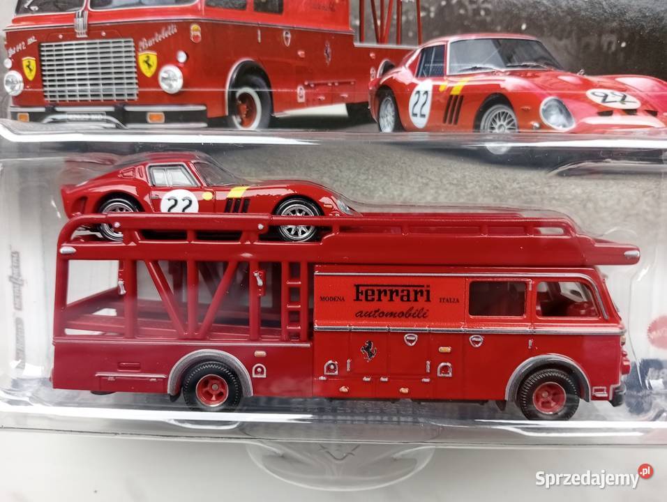 Hot Wheels Ferrari GTO Fiat 642 Team Transport Mattel Sosnowiec