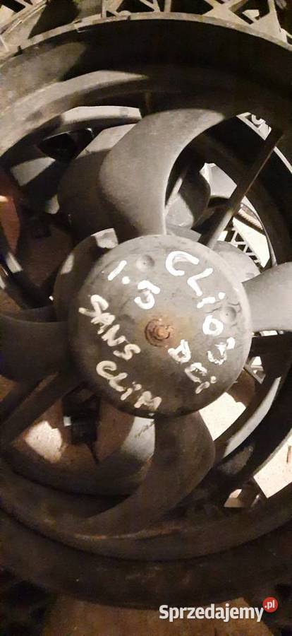 Renault clio 2 wentylator chłodnicy Siechnice sprzedam