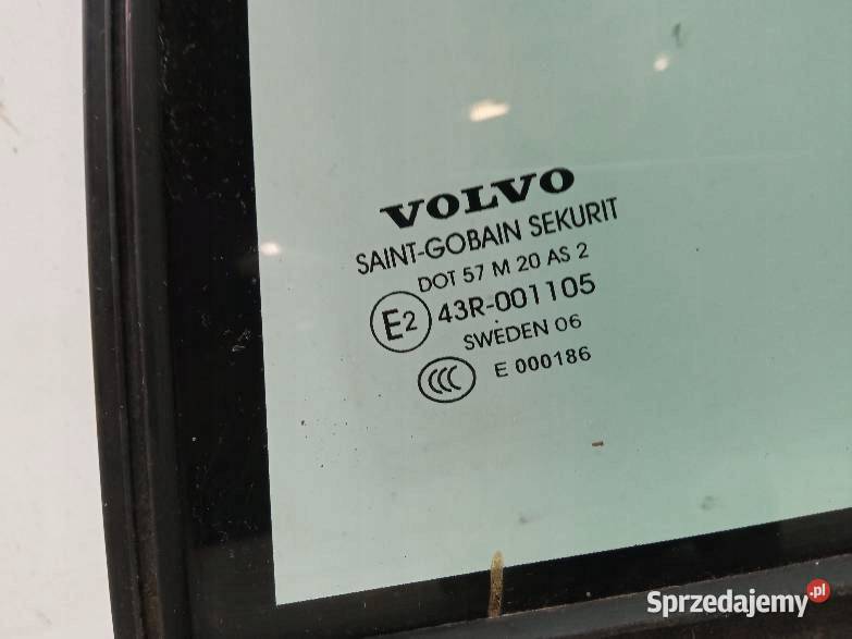 SZYBA KAROSERYJNA LEWY TYŁ 06 R 5D SEDAN Volvo Rok produkcji 2006 świętokrzyskie