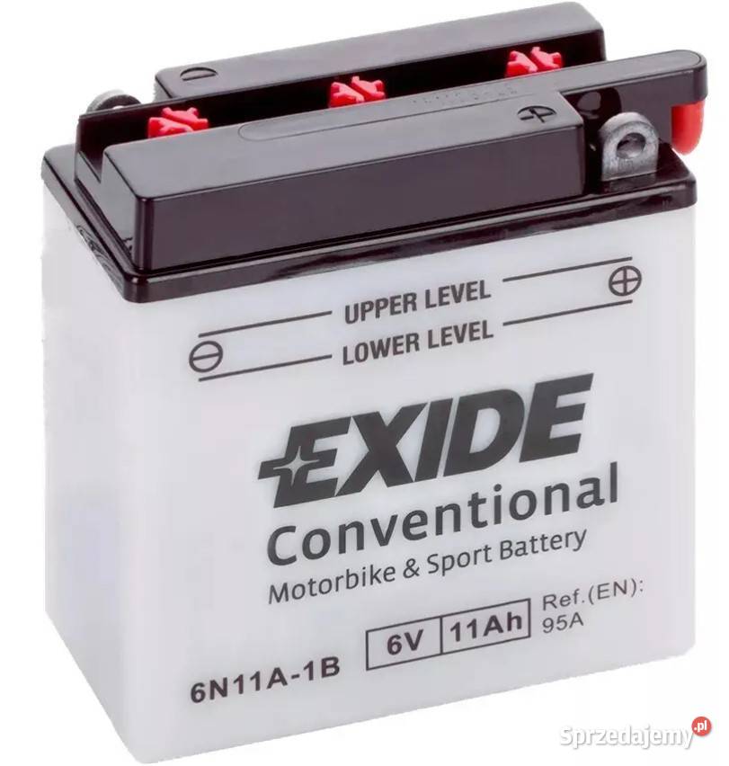Akumulator motocyklowy EXIDE 6N11A1B 6V 11Ah 95A Wrocław