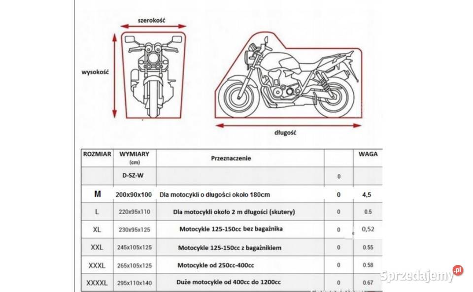 Pokrowiec plandeka na motocykl skuter śląskie Sosnowiec sprzedam
