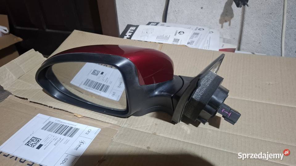 Lusterko Chevrolet Cruze lewe kolor bordo 5 pin