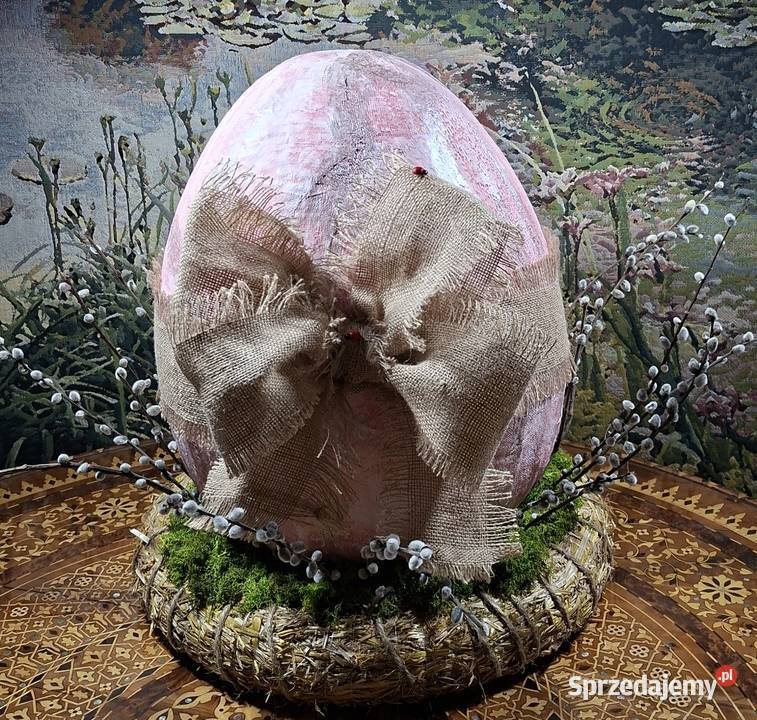 Jajo styropianowe 52 juta akryl Wielkanoc Rękodzieło Kraków