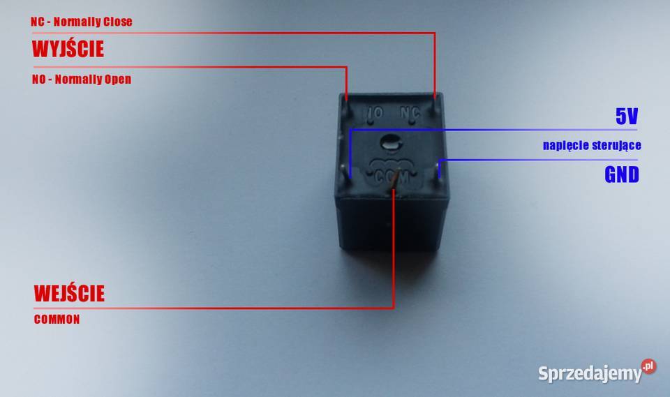 Przekaźnik SONGLE 5V DC 10A NOWY bez opakowania kujawsko-pomorskie Bydgoszcz