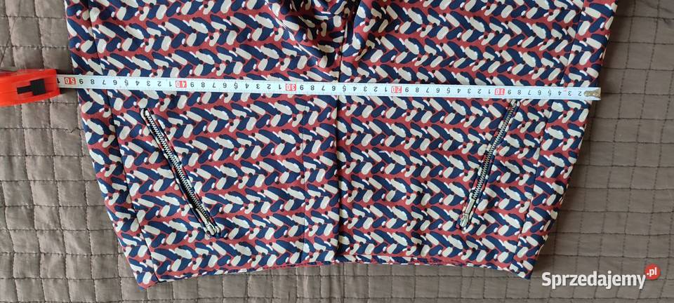Spodnie Zara Basic M czerwony