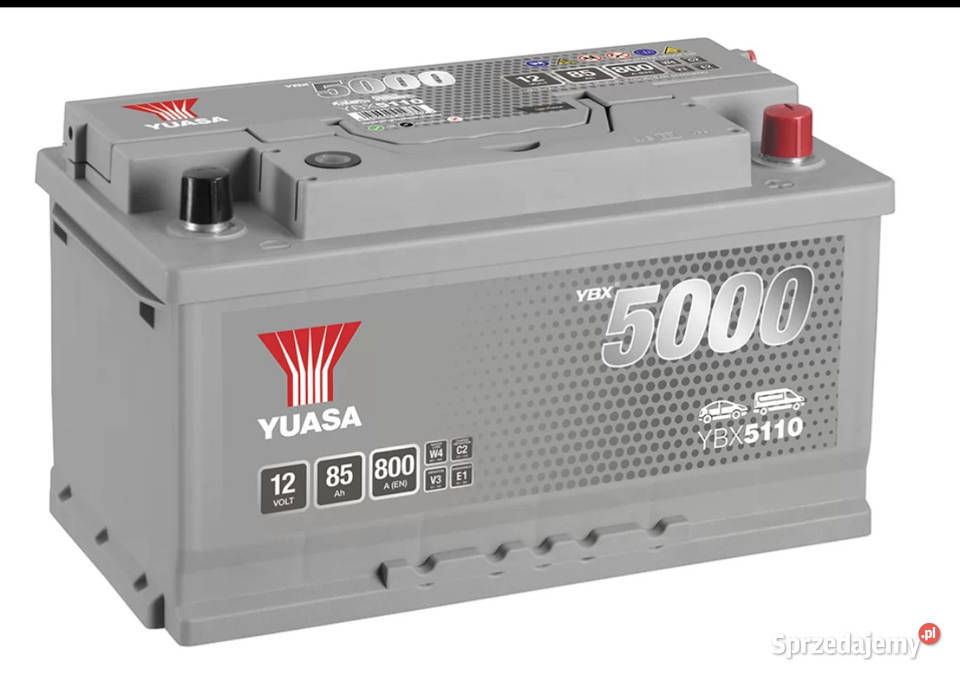 Akumulator Yuasa Silver 12V 85Ah 800A DARMOWA mazowieckie Płock sprzedam