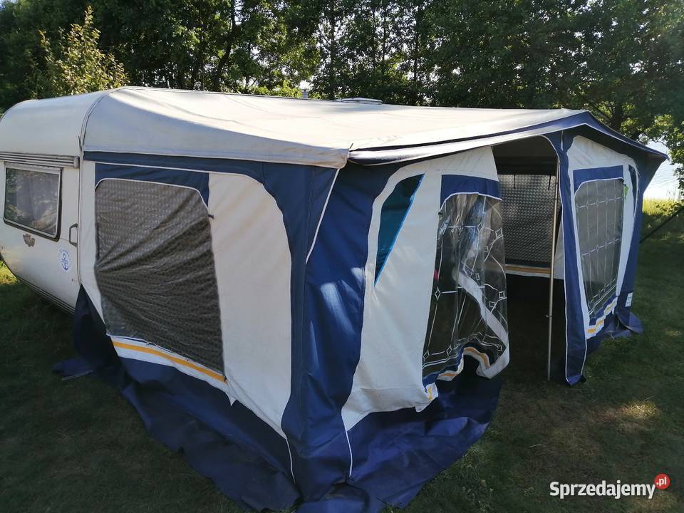 Przedsionek namiot do przyczepy kempingowej pomorskie Dziemiany