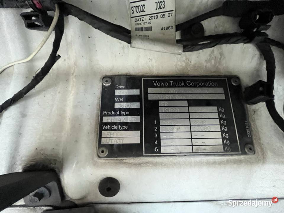 Volvo FH 460 l parkcool l 2 zbiorniki biały Radom