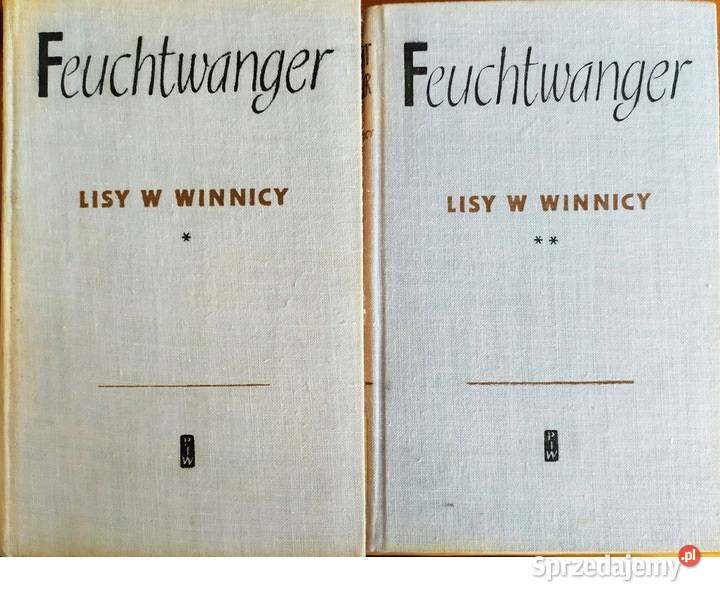 LISY W WINNICY Lion Feuchtwanger 2 tomy fa Goleniów