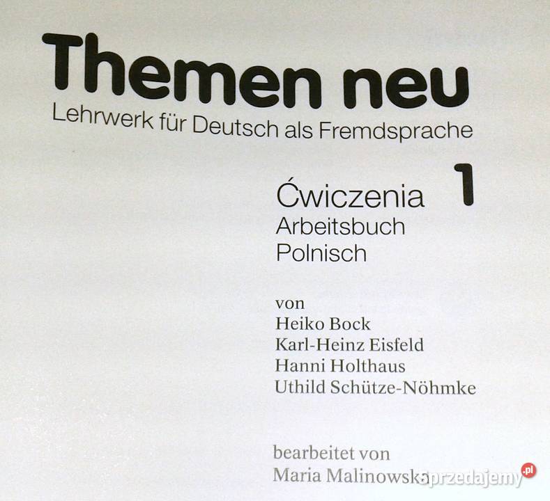 Themen neu 1 Ćwiczenia Arbeitsbuch Polnisch H Chełm