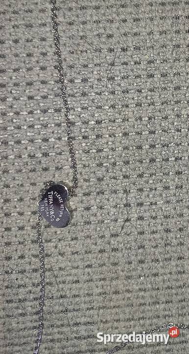 Srebrny naszyjnik TiffanyCo Jork Nowy Tomyśl